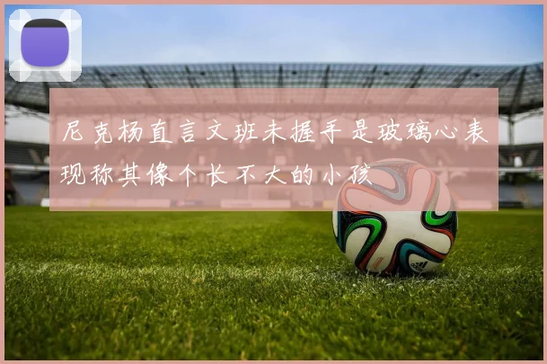 尼克杨直言文班未握手是玻璃心表现称其像个长不大的小孩
